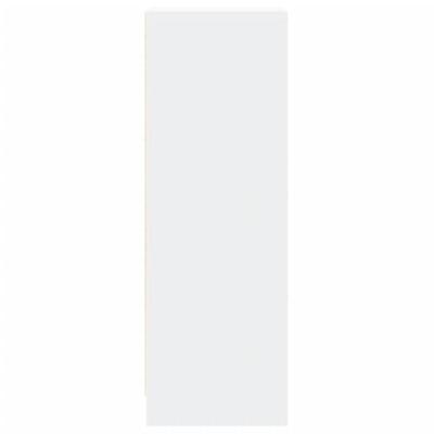 Dressoir met LED 42,5x34x100 cm bewerkt hout wit