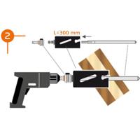 Gatzaag 210mm 300mm diep Mandrex SuperXcut TCT met Quick Adapter - thumbnail