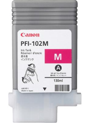 Canon inktcartridge PFI-102M, 130 ml, OEM 0897B001, magenta