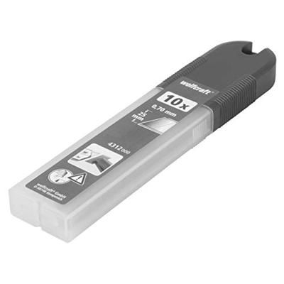 Wolfcraft professionele afbreekmessen | 0,7 x 25mm | 10 stuks - 4312000 Wolfcraft professionele afbreekmessen | 0,7 x 25mm | 10 stuks - 4312000