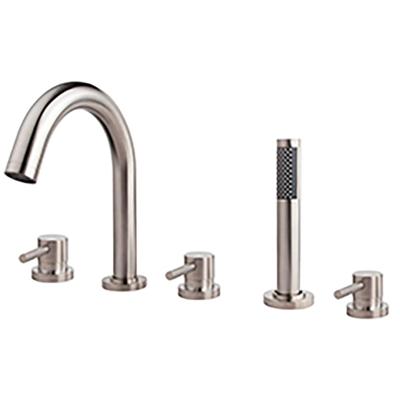 Wiesbaden Caral Luxe 5-Gats Badrandcombinatie Geborsteld Staal