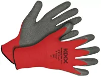 Kixx Handschoen rocking red maat 8 - thumbnail