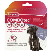 Beaphar Combotec antivlomiddel hond 2 x 2 pipetten 40-60 kg - thumbnail