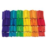 Colorations - gekleurde houten knutselstokjes klaslokaal pakket, 1200st. - thumbnail