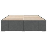 Bedframe zonder matras stof donkergrijs 200x200 cm - thumbnail