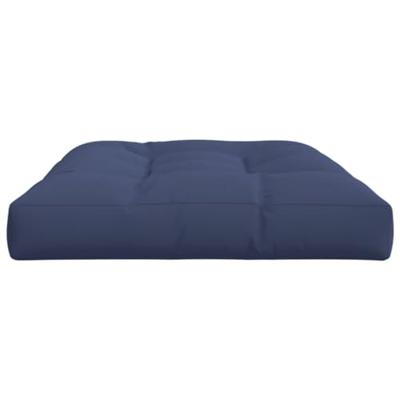 VidaXL Palletkussen 120x80x12 cm stof marineblauw