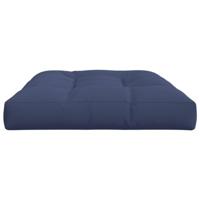 VidaXL Palletkussen 120x80x12 cm stof marineblauw - thumbnail