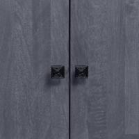 Dressoir 60x30x76 cm massief mangohout - thumbnail