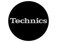 Technics Slipmat Set Black/Silver Logo - thumbnail