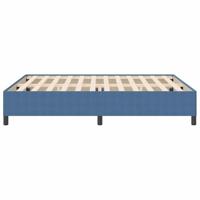Bedframe Blauw 180 x 200 cm Katoenen stof - thumbnail