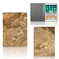 Apple iPad 9.7 (2018) Leuk Tablet hoesje Marmer Creme - thumbnail