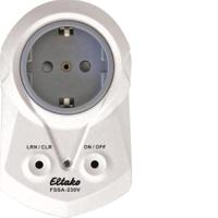 Eltako FSSA-230V Stopcontact Draadloos Tussenstekker Schakelvermogen (max.) 2000 W Bereik max. (in het vrije veld) 30 m - thumbnail