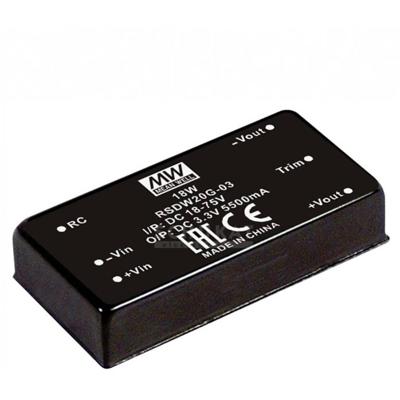 MEAN WELL RSDW20G-12 DC/DC-converter 1.67 A 20 W Aantal uitgangen: 1 x Inhoud 1 stuk(s)