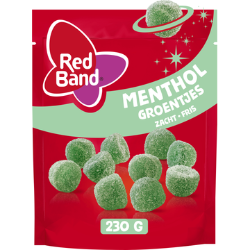Red Band Menthol Groentjes Zacht Fris 230 g bij Jumbo