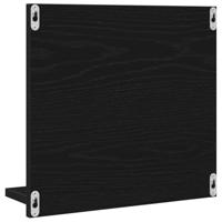 Badkamerspiegel Zwart Eiken 40x10,5x37 cm Bewerkt Hout - thumbnail