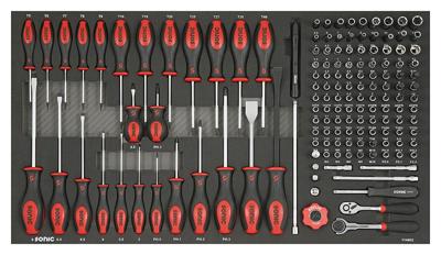 Sonic Doppen & Schroevendraaierset 1/4", SFS Jumbo 146-delig 114602
