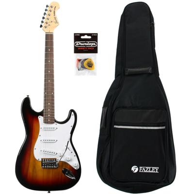 Fazley FST118SB starter set elektrische gitaar sunburst Fazley FST118SB starter set elektrische gitaar sunburst