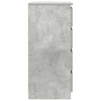 Dressoir 37,5x35x76 cm bewerkt hout betongrijs - thumbnail