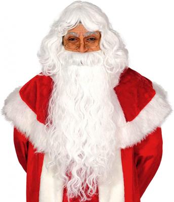 Kerstman Baard + Pruik