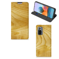 Xiaomi Redmi Note 10 Pro Book | Wallet Case | Licht Hout - thumbnail