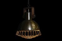 Plafondlamp DKD Home Decor 31 x 31 x 44 cm Zilverkleurig Bruin Ijzer Mangohout 50 W - thumbnail