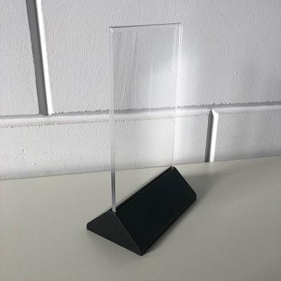 Menustandaard A6 zwart voetje