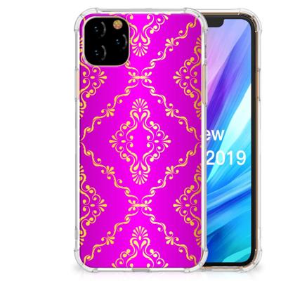Anti Shock Case Apple iPhone 11 Pro Max Barok Roze Anti Shock Case Apple iPhone 11 Pro Max Barok Roze
