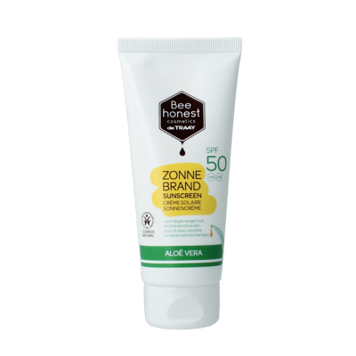 Traay Bee Honest Zonnebrand aloe & honing SPF50 100 Milliliter