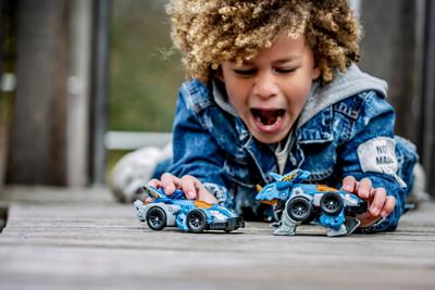 VTech Switch & Go Dinos figuur Fire Tracks Triceratops