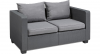 Salta 2-zits lounge tuinbank antraciet - thumbnail