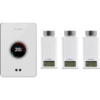 Bosch EasyControl set m. 1x Single slimme kamerthermostaat en 3x Smart radiatorthermostaatkop wit 7736701393 - thumbnail