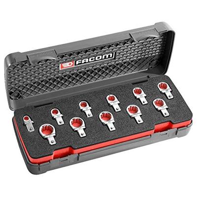 Facom koffer met metrische opzetringsteeksleutels 9 x12 mm - 12.J11 Facom koffer met metrische opzetringsteeksleutels 9 x12 mm - 12.J11