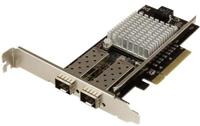 .com 10G Network Card - 2x 10G Open SFP+ Multimode LC Fiber Connector - Intel 82599 Chip - Gigabit Ethernet Card (PEX20000SFPI) - Netwerkadapter - PCIe 2.0 x4 laag profiel - 10 GigE - thumbnail