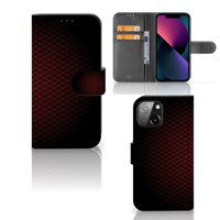 iPhone 13 Mini | Telefoon Hoesje | Geruit Rood - thumbnail