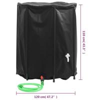 VidaXL Watertank met kraan opvouwbaar 1250 l pvc - thumbnail