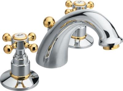 Sapho Retro inbouw wastafelkraan goud Sapho Retro inbouw wastafelkraan goud