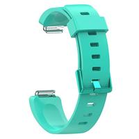 Fitbit Inspire 1 / HR / Ace 2 siliconen bandje met gesp - Maat: Large - turquoise - thumbnail