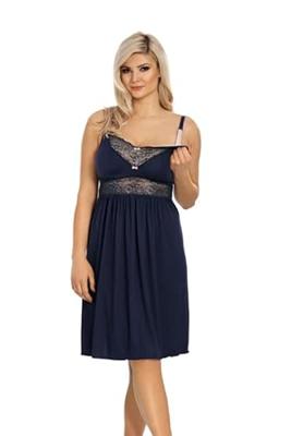 Lupoline Zwangerschapsjurk / Voedingsjurk Blue Chic