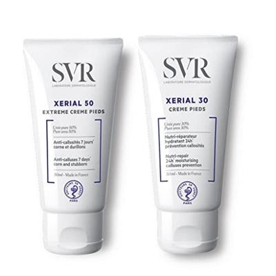 SVR Xérial 50 Crème Pieds + Crème Pieds 30 Promopack 2x 50ml
