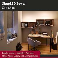 Paulmann SimpLED 78958 LED-strip complete set Met connector (male) 24 V 1.5 m Neutraalwit 1 stuk(s) - thumbnail