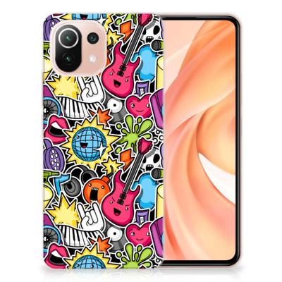 Xiaomi Mi 11 Lite | 11 Lite 5G NE | Sillicone Back Cover | Punk Rock Xiaomi Mi 11 Lite | 11 Lite 5G NE | Sillicone Back Cover | Punk Rock