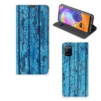 Samsung Galaxy A31 Book | Wallet Case | Wood Blue - thumbnail