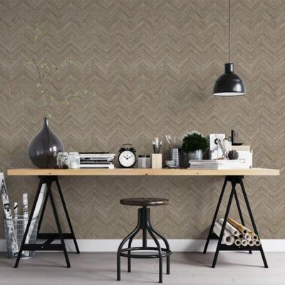 Noordwand behang topchic herringbone bruin