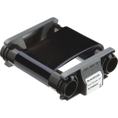 Badgy lint Blackflex, monochroom, zwartn voor kaarten uit papier