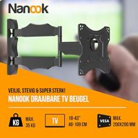 TV houder Nanook Full Motion Tilt 43" 19" - thumbnail