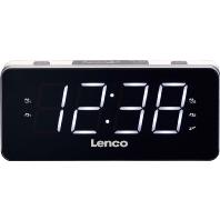 Lenco CR-18 Wekkerradio VHF (FM) FM Wekfunctie Wit - thumbnail
