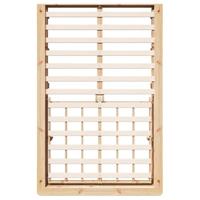 Bedframe met opslag Massief grenenhout 210 x 158 x 30 cm - thumbnail