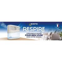 Assorbiumidità - BOSTIK - Respira - Fino a 25 m² - 2 ricariche senza profumo - 2 x 250 g - thumbnail