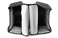 CONTEC dubbele tas "via.tour double mik" ct bag via tour double dim black, mik - thumbnail