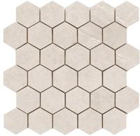 Statale Sand hexagon mozaiek op net van 26,3x27,4 - thumbnail